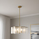 Quoizel Maisie Six Light Pendant in Brushed Gold - MAI2824BRG