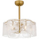Quoizel - MAI3122BRG - Six Light Ceiling Fan Light - Maisie - Brushed Gold