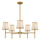 Quoizel - WIND5032BRG - Five Light Chandelier - Windley - Brushed Gold