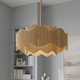 Quoizel Evander Three Light Pendant in Brushed Gold - EVA2818BRG