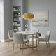 Quoizel Evander Three Light Pendant in Brushed Gold - EVA2818BRG
