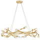 Quoizel Cora LED Pendant in Gold Leaf - PCCOR2832GFL