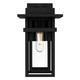 Quoizel Morgan One Light Outdoor Wall Lantern in Earth Black - MORG8407EK