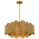 Quoizel - EVA2824BRG - Four Light Pendant - Evander - Brushed Gold