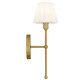 Quoizel Irena One Light Wall Sconce in Brushed Gold - IRE8705BRG