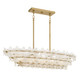 Quoizel - WRIG542BRG - Five Light Island Pendant - Wright - Brushed Gold