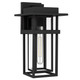Quoizel Morgan One Light Outdoor Wall Lantern in Earth Black - MORG8408EK