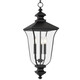 Quoizel Farley Three Light Outdoor Hanging Lantern in Matte Black - FARL1910MBK