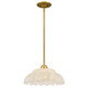 Quoizel - WHP1814BRG - One Light Pendant - Whitecap - Brushed Gold