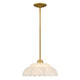 Quoizel Whitecap One Light Pendant in Brushed Gold - WHP1814BRG