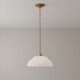 Quoizel Whitecap One Light Pendant in Brushed Gold - WHP1814BRG