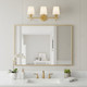 Quoizel Dorothea Three Light Vanity in Gold Leaf - DOT8624GFL