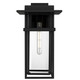 Quoizel Morgan One Light Outdoor Wall Lantern in Earth Black - MORG8410EK