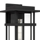 Quoizel Morgan One Light Outdoor Wall Lantern in Earth Black - MORG8410EK