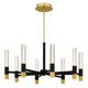 Quoizel - PCDAV5032BRG - LED Chandelier - Davies - Brushed Gold