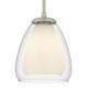 Quoizel Vivienne One Light Mini Pendant in Brushed Nickel - VIV1509BN