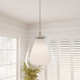 Quoizel Vivienne One Light Mini Pendant in Brushed Nickel - VIV1509BN