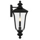 Quoizel Farley Two Light Outdoor Wall Lantern in Matte Black - FARL8408MBK