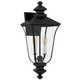 Quoizel Farley Two Light Outdoor Wall Lantern in Matte Black - FARL8408MBK