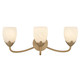 Quoizel Jacobs Three Light Vanity in Bronze Gold - JACO8624BGD