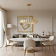 Quoizel Knight Six Light Pendant in Soft Gold - KNIG2830SGD
