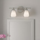 Quoizel Vivienne Two Light Vanity in Brushed Nickel - VIV8616BN
