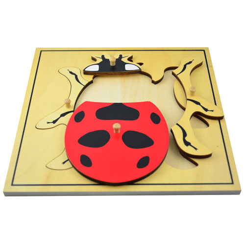 Ladybug Puzzle Montessori materials | Thinkamajigs