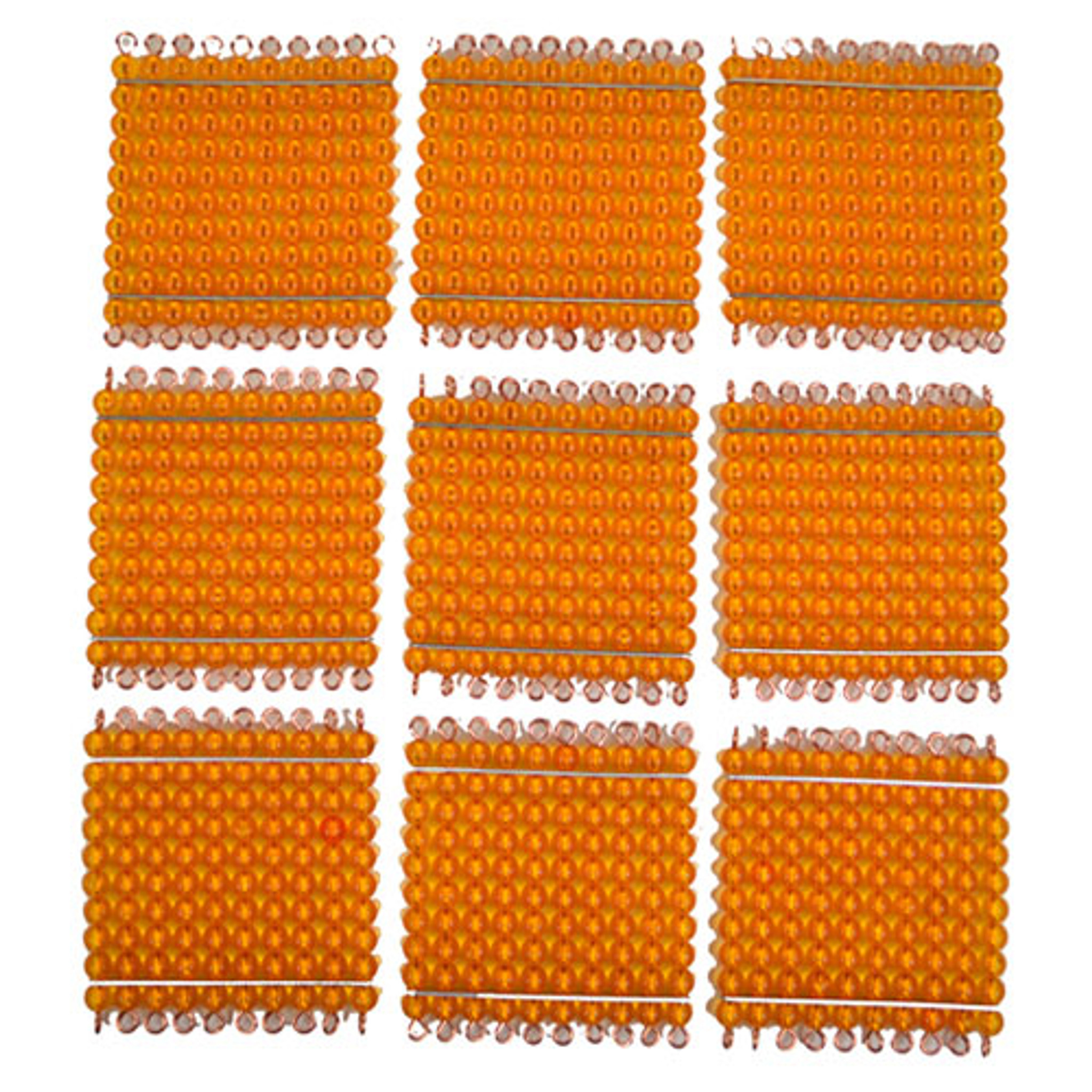 Bead Hundred Squares Montessori materials | Thinkamajigs