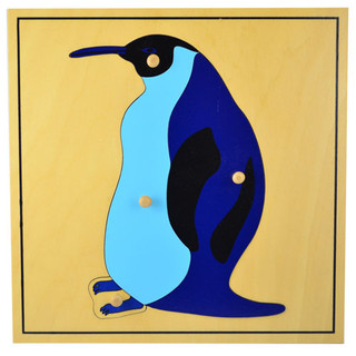 Penguin Puzzle Montessori materials | Thinkamajigs