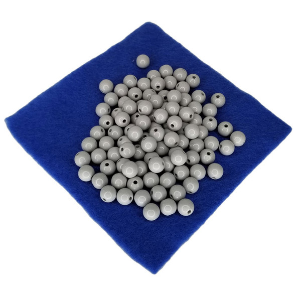 100 Light Grey Bead Units