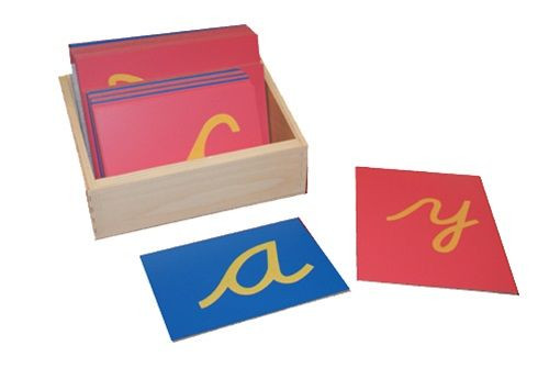 Sandpaper Letters - lower case, cursive