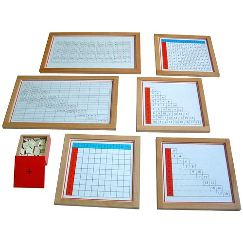 Addition Working Chart Set Framed with Tiles