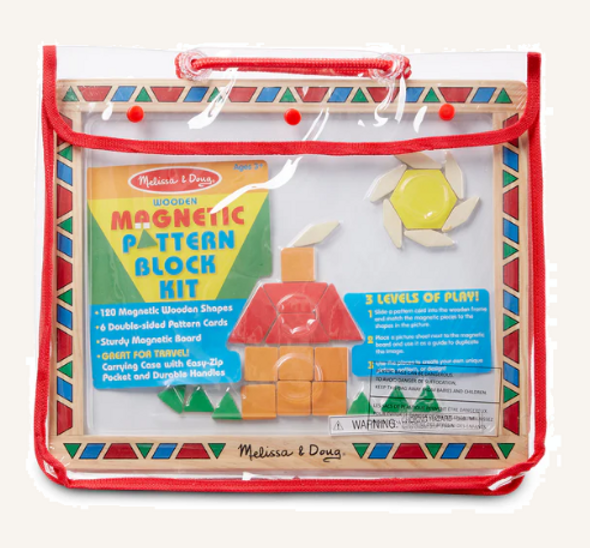 Wooden Magnetic Pattern Block Kit