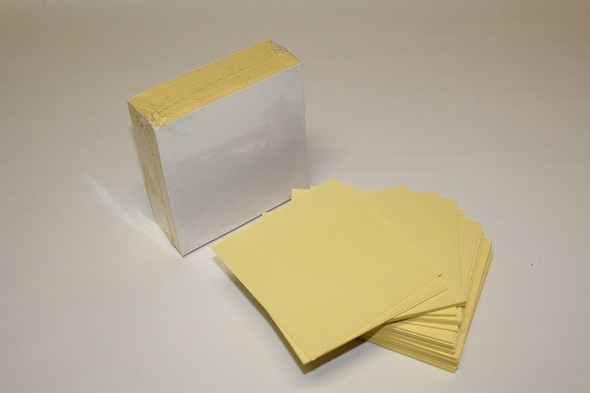 YELLOW Metal Inset Paper