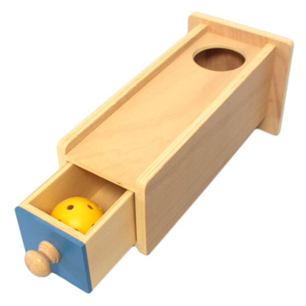 Object Permanence Box with Drawer