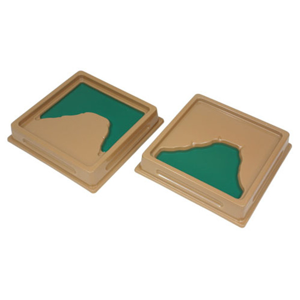 Land & Water Form Trays (set of 10)