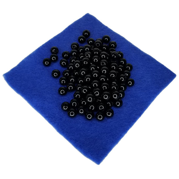 100 Black Bead Units