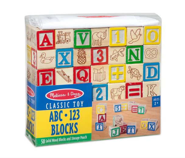 Wooden ABC/123 Blocks