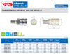 i-Smart 6 Flute 45 Degree Helix Modular Head -XGMF29 | RTJ Tool Company