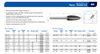 SH Series Double Cut Carbide Burr | RTJ Tool Company