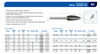 SH Series Double Cut Carbide Burr | RTJ Tool Company