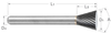 SN Series Single Cut Carbide Burr | RTJ Tool Company