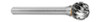SD Series Steel Cut Carbide Burr | RTJ Tool Company