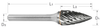 SG Series Steel Cut Carbide Burr | RTJ Tool Company