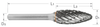 SH Series Steel Cut Carbide Burr | RTJ Tool Company