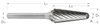 SL Series Stainless Steel Cut Carbide Burr | RTJ Tool Company