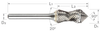 SK Series Radius Burr | RTJ Tool Company