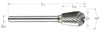 SC/SD Series Combination Burr | RTJ Tool Company