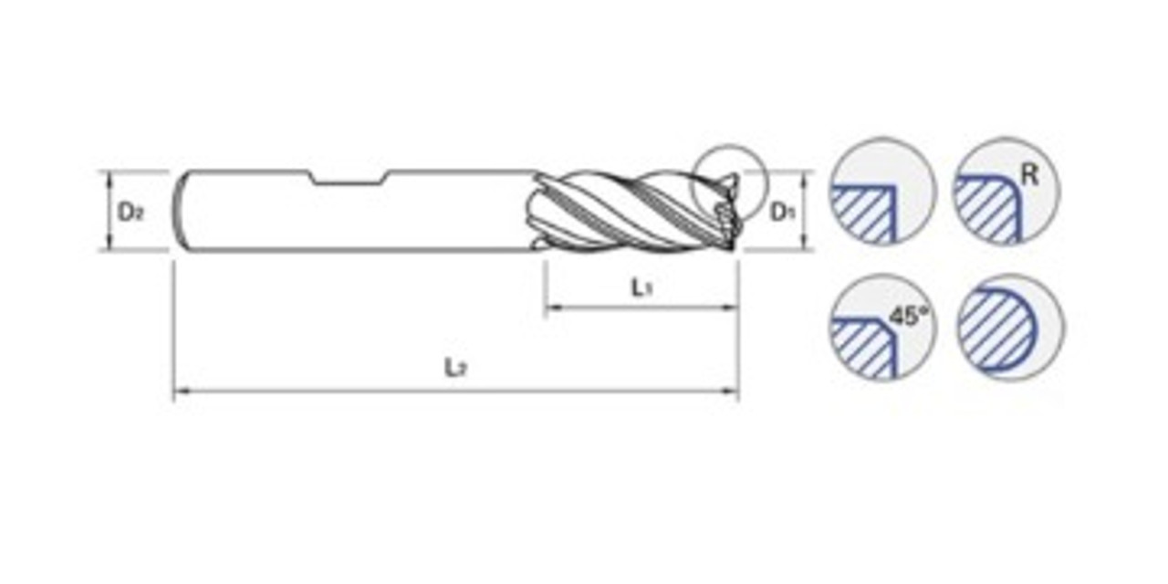 YG-1 V7PlusA Carbide End Mill | RTJ Tool Company