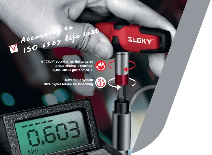 SLOKY Preset Torque Screwdriver LT Torx Combo Set, 5.3 In-lb to